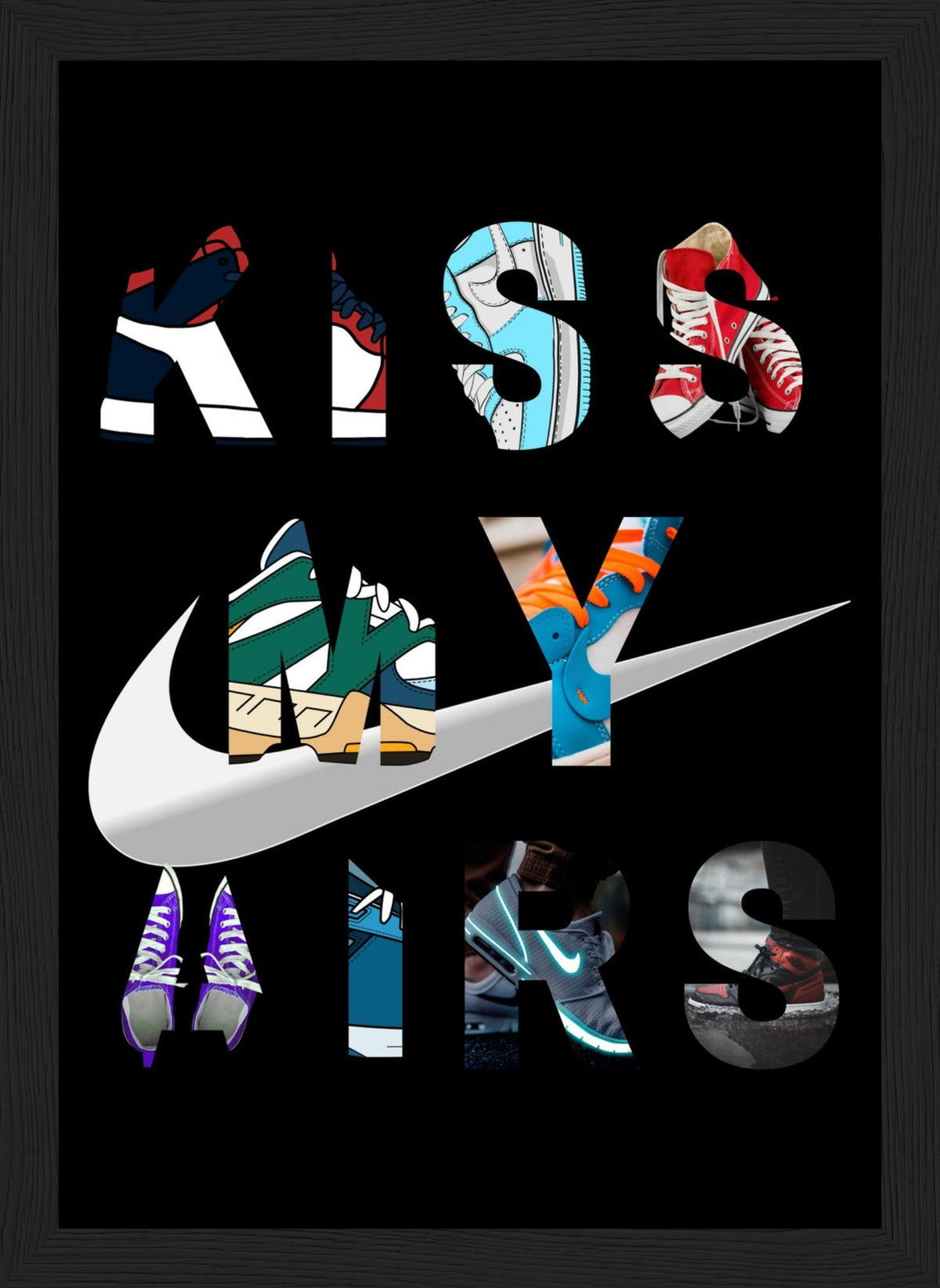 Kiss My Airs - Multicolor - Poster