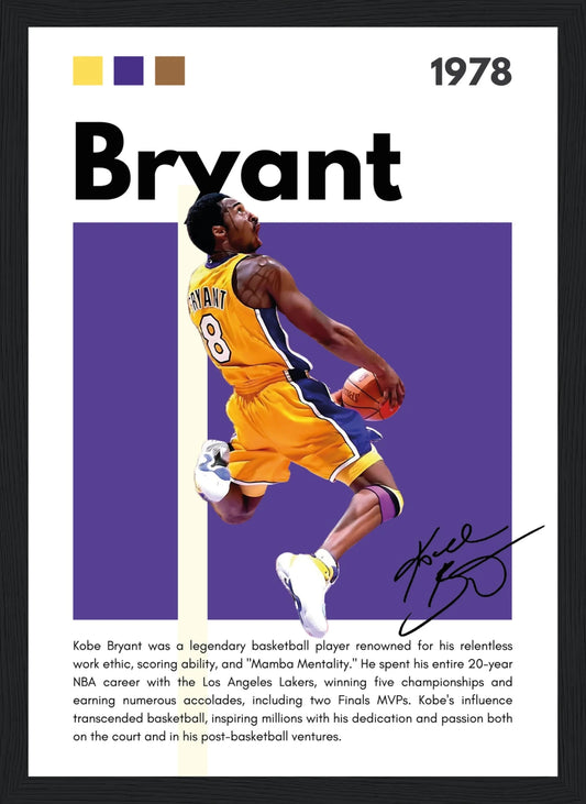 Kobe Bryant – NBA – Poster (Purple Edition)