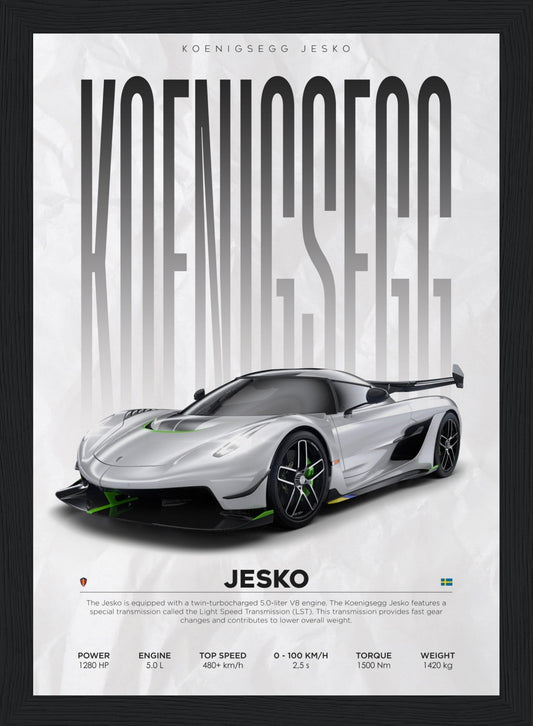 Koenigsegg - Jesko - Poster