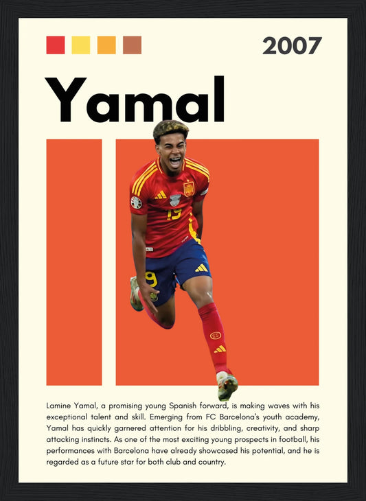 Lamine Yamal – Football – Poster