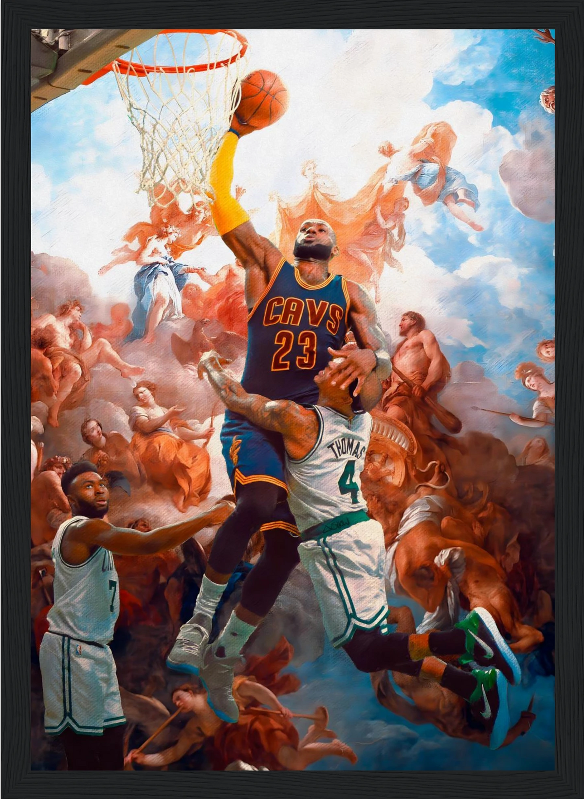 LeBron Heavenly Dunk – NBA – Poster