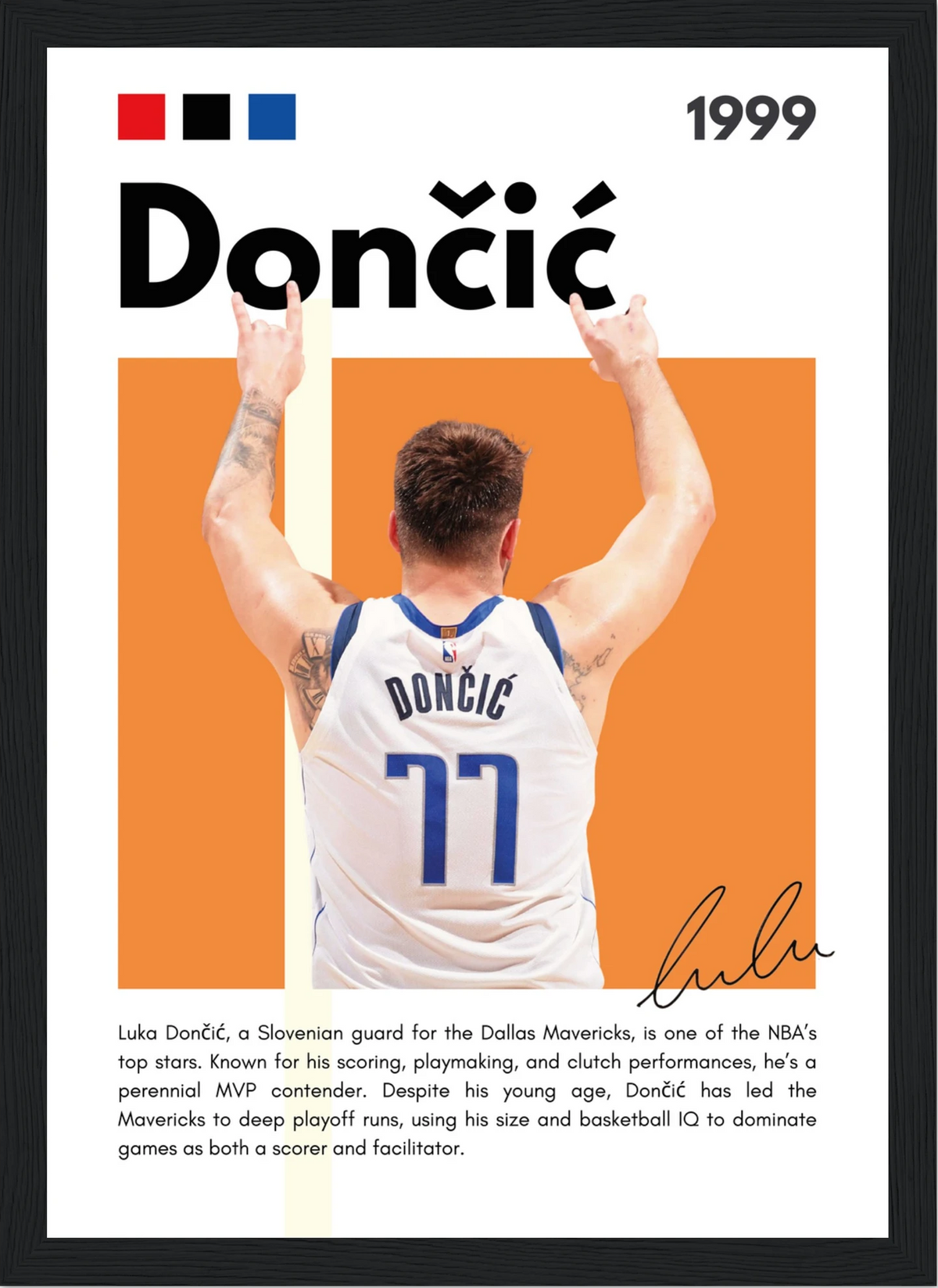 Luka Dončić – NBA – Poster