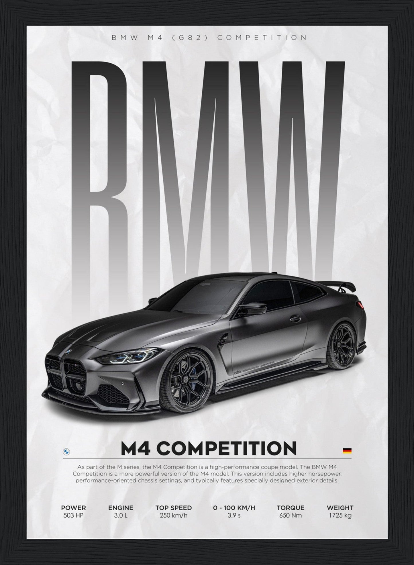 M4 - BMW - Poster