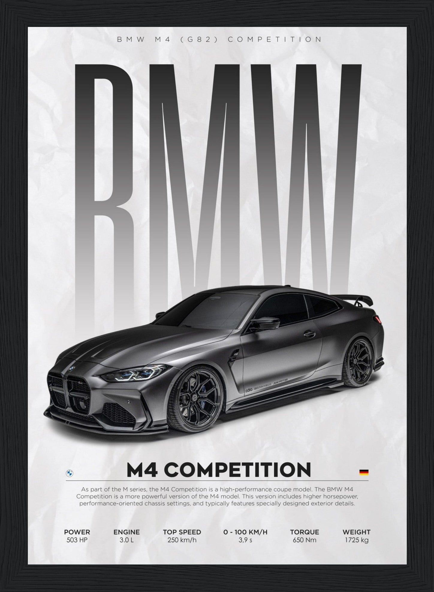 M4 - BMW - Poster