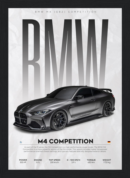 M4 - BMW - Poster