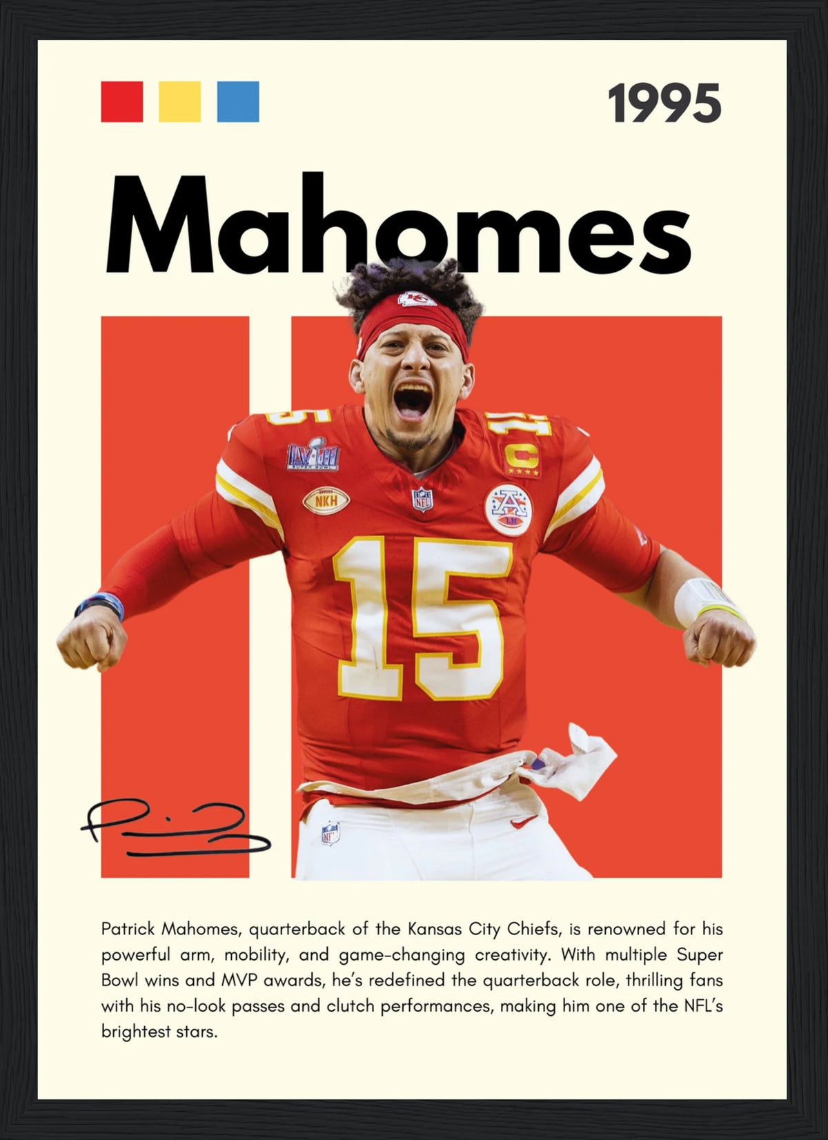 Mahomes – NFL – Poster