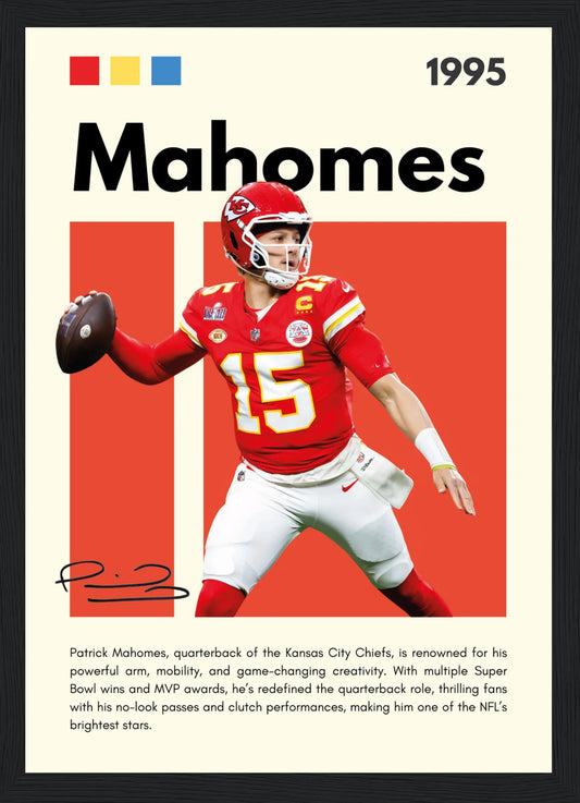 Mahomes – NFL – Poster (In Action)