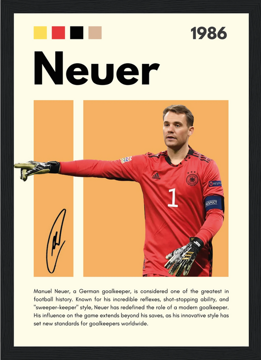 Manuel Neuer – Football – Poster