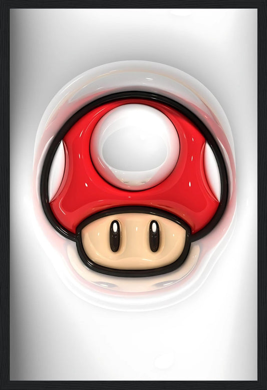 Mario Super Mushroom - 3D - Art