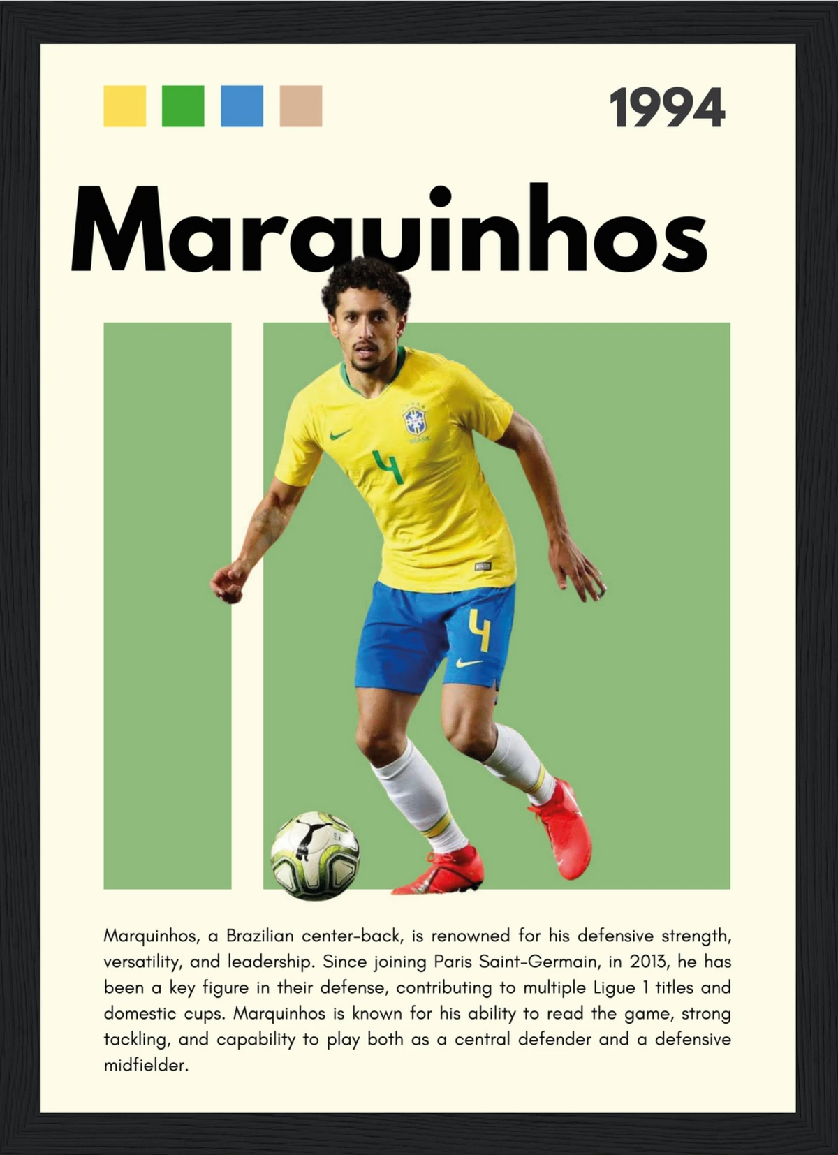 Marquinhos – Football – Poster