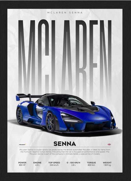 Mclaren - Senna - Poster