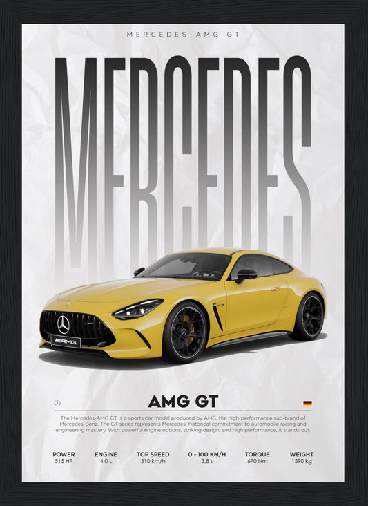 Mercedes - AMG GT - Poster