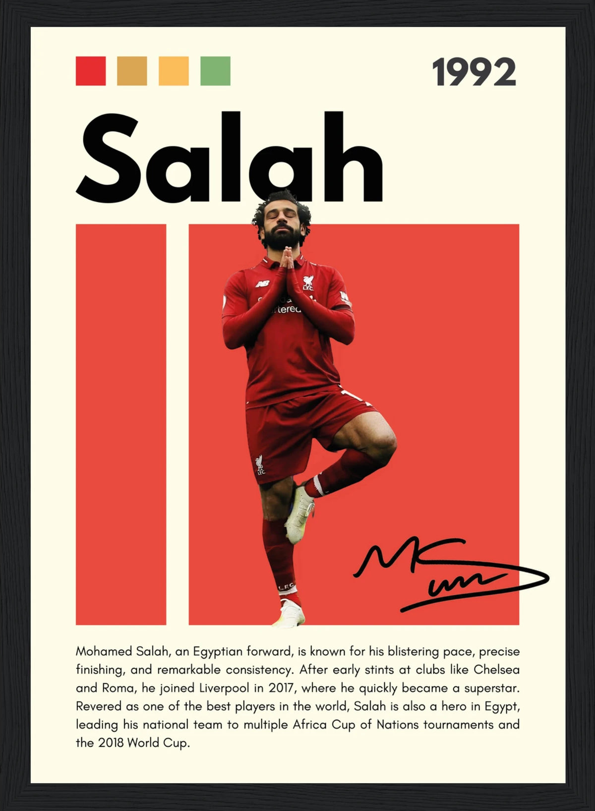 Mohamed Salah – Football – Poster
