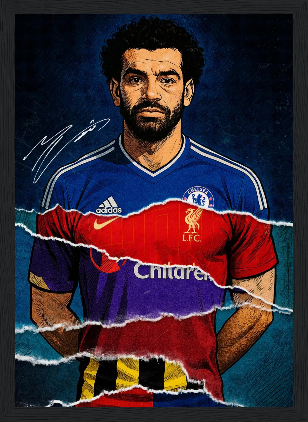 Mohamed Salah Legacy Kit – Football – Poster