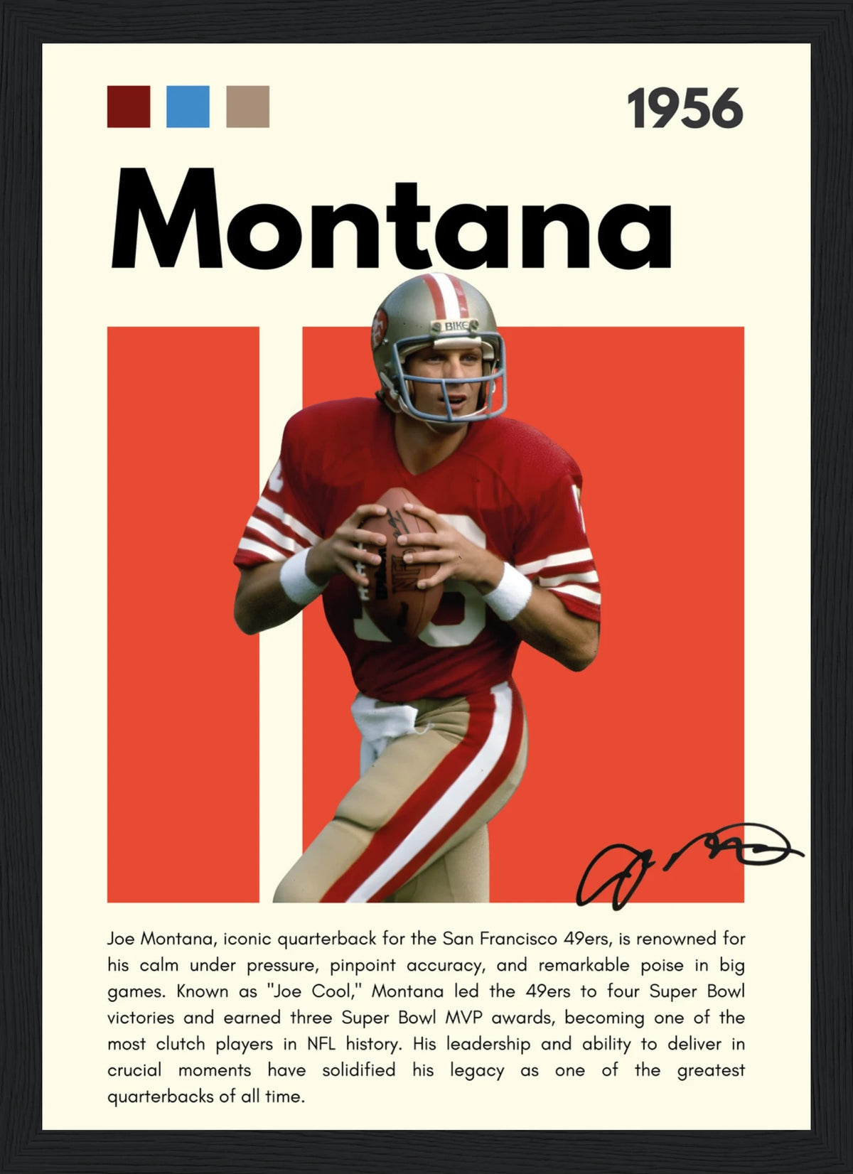 Montana – NFL – Poster