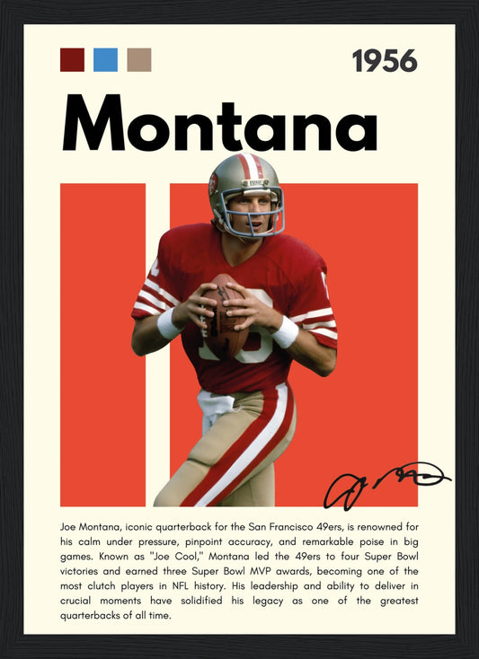 Montana – NFL – Poster