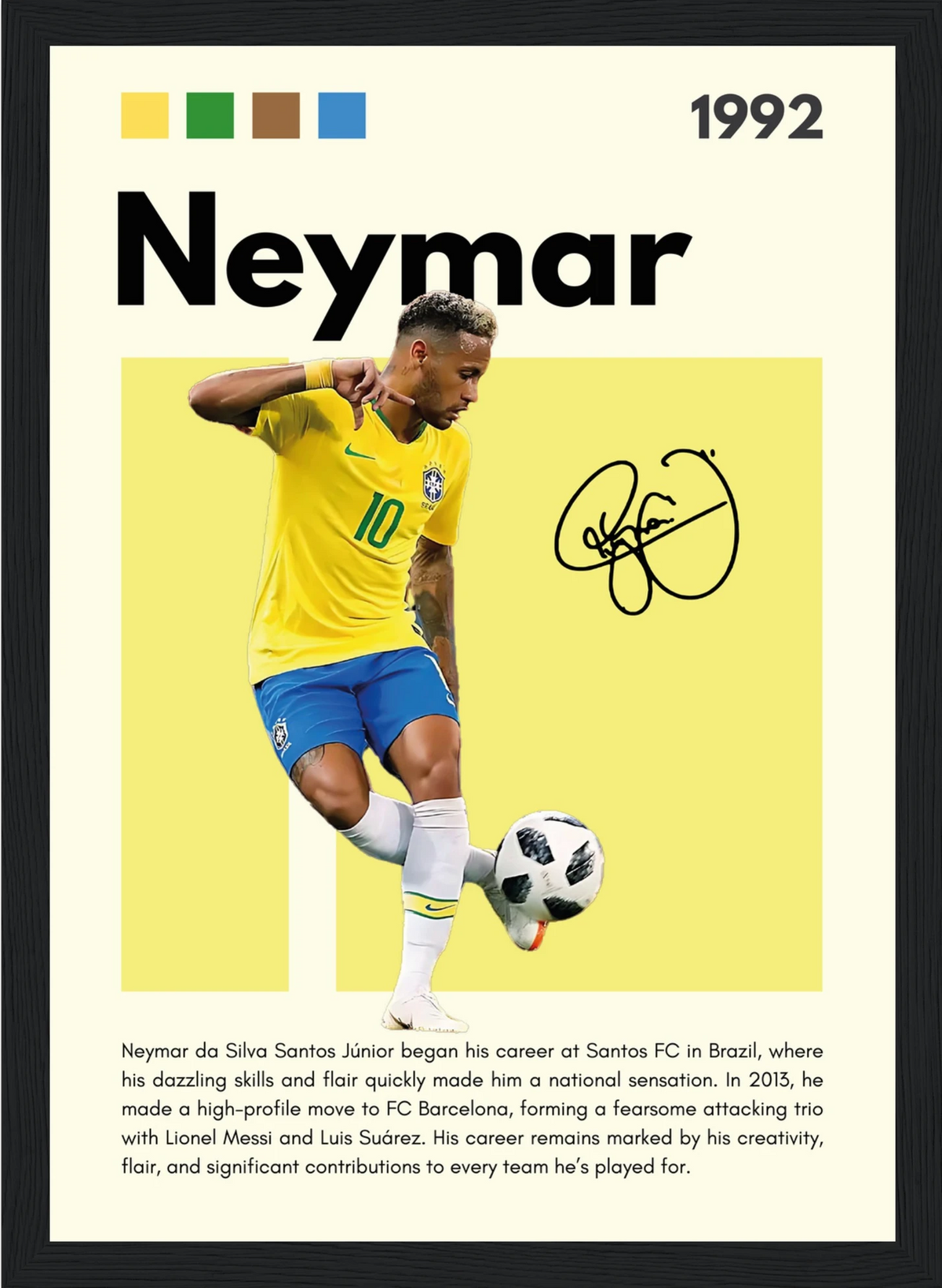 Neymar – Football – Poster