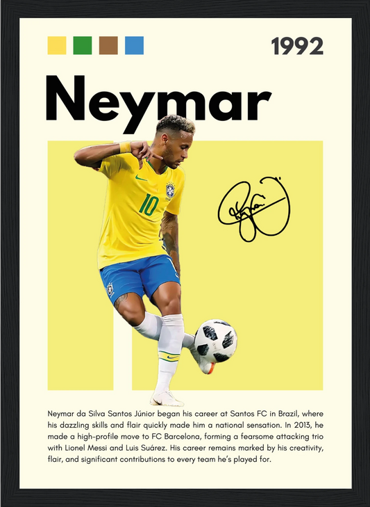Neymar – Football – Poster