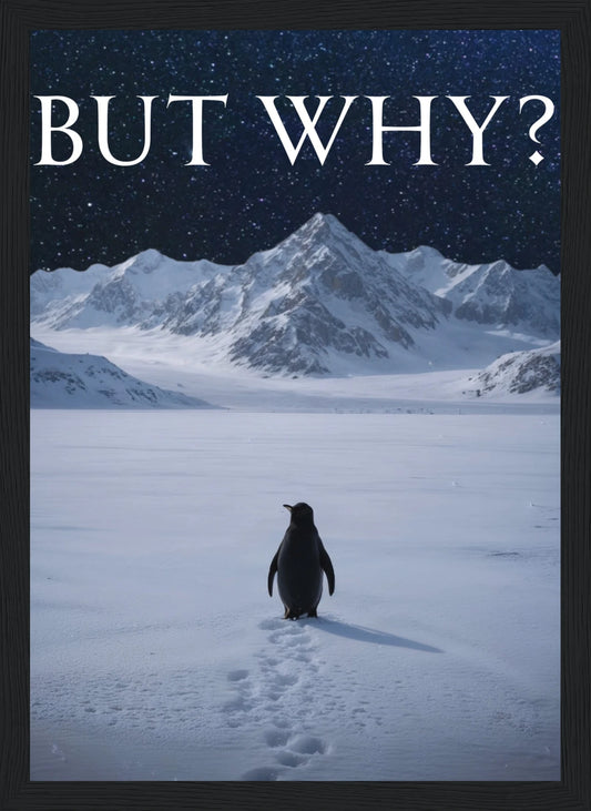 Nihilist Penguin – Night – Poster