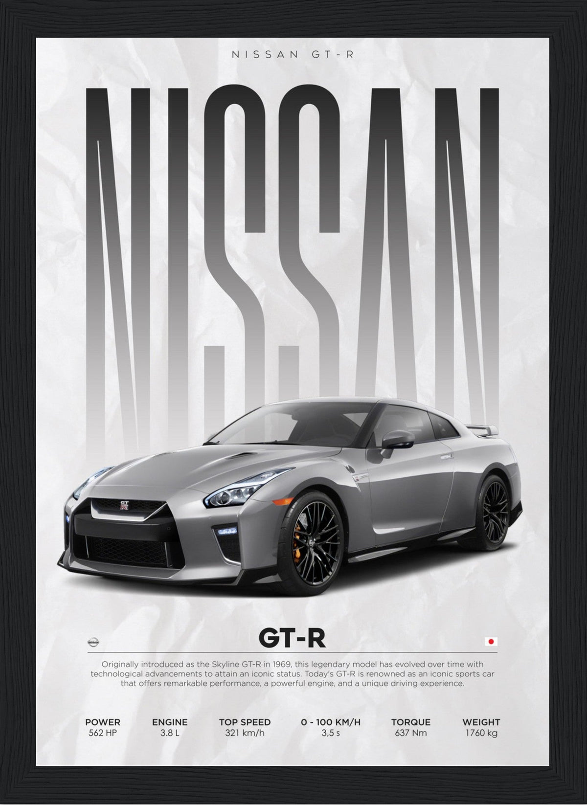 Nissan -GTR - Poster