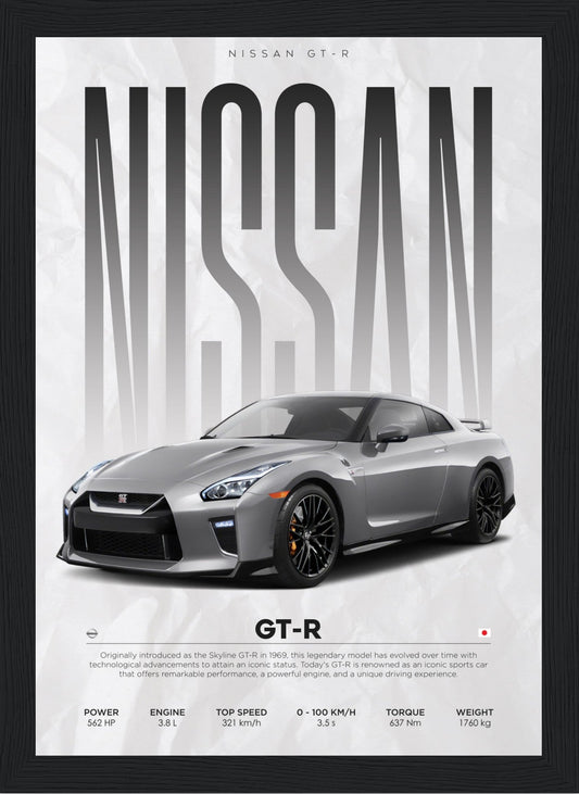 Nissan -GTR - Poster