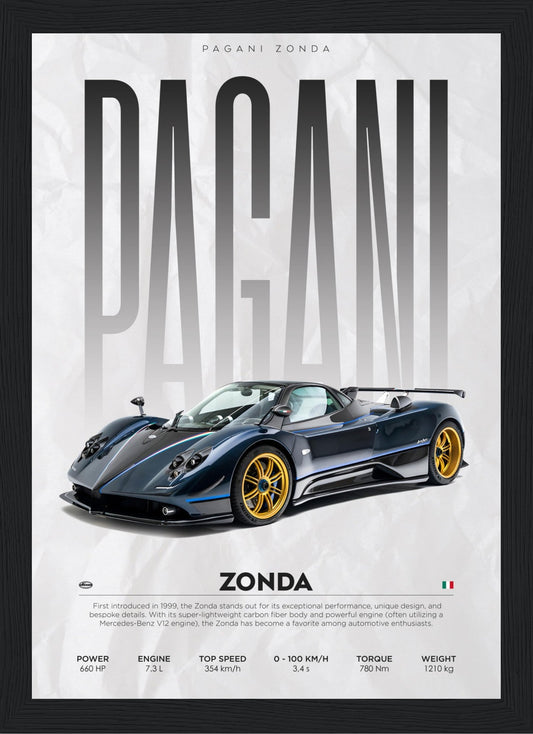 Pagani - Zonda - Poster