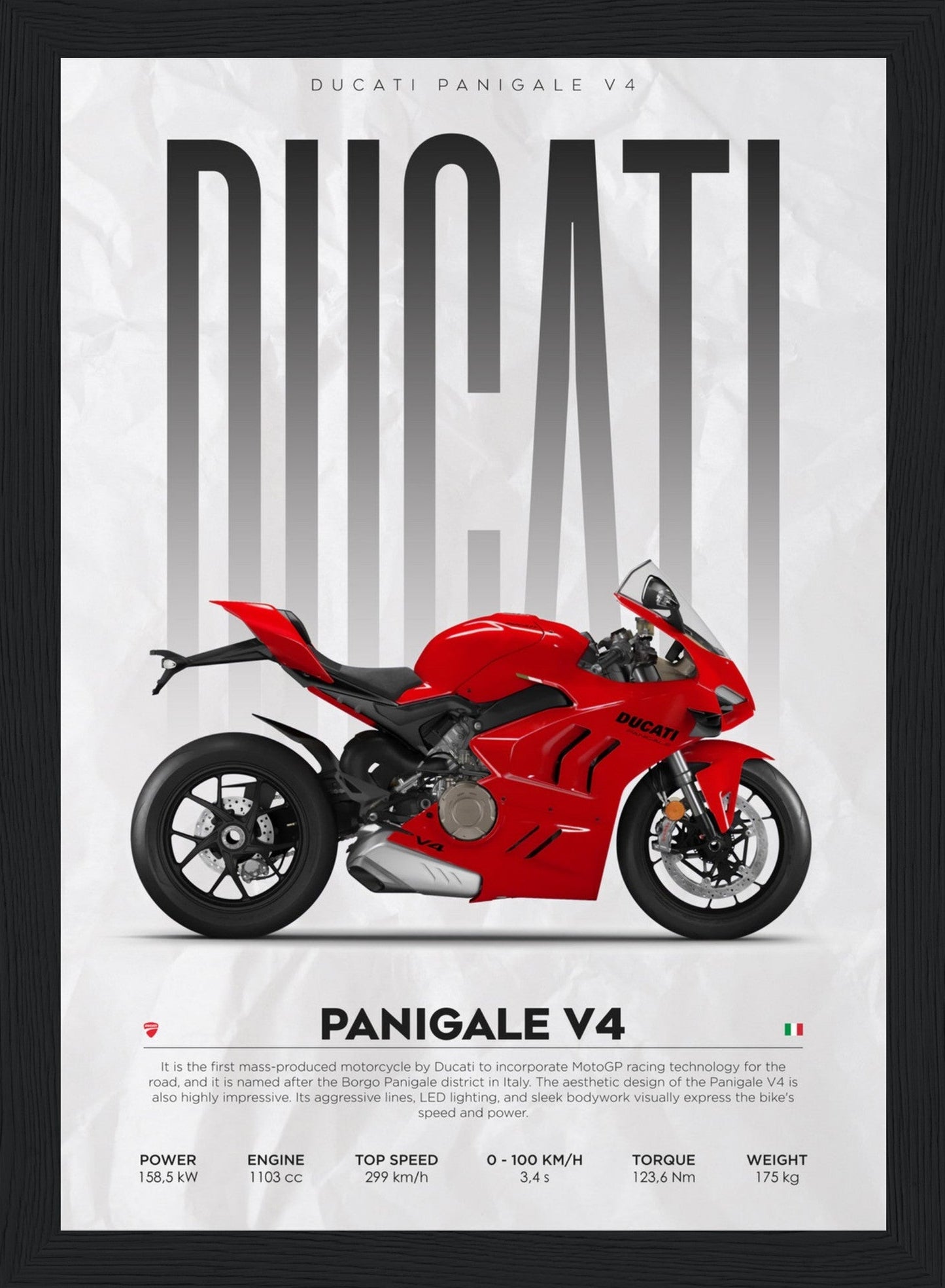Panigale V4 - Ducati - Poster