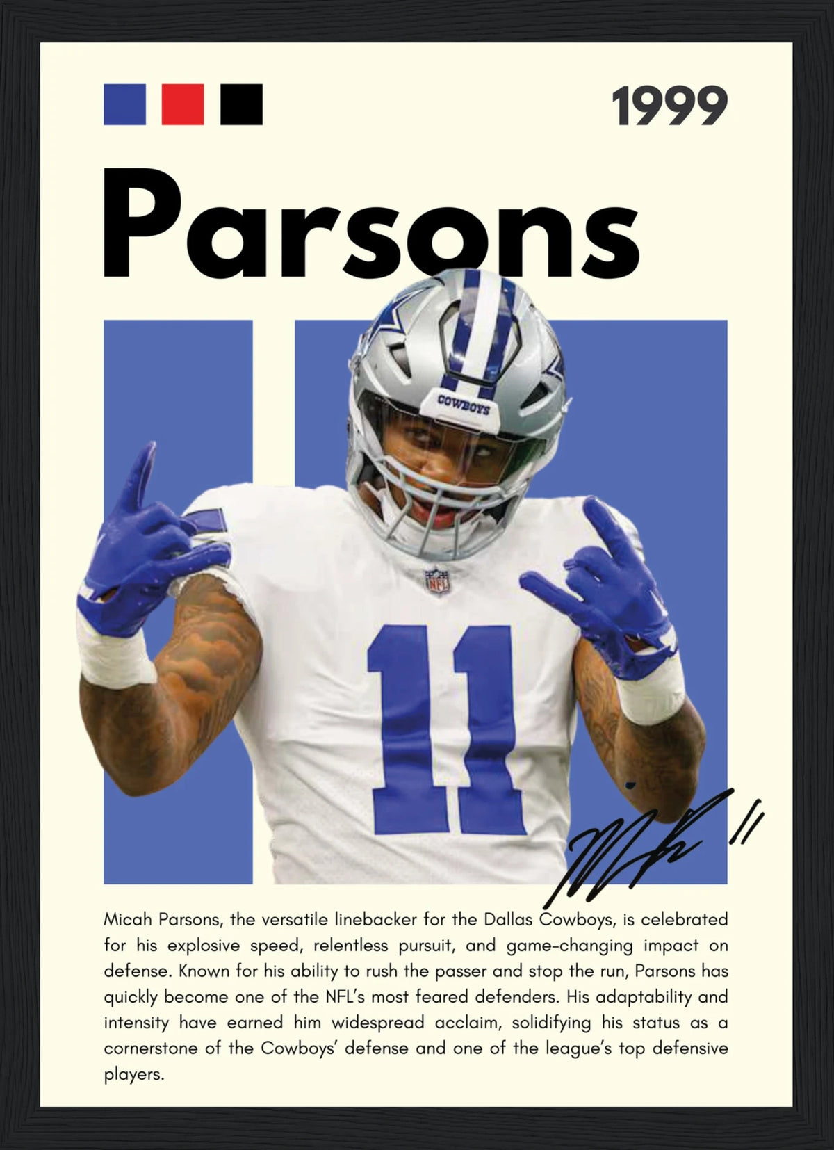 Parsons – NFL – Poster