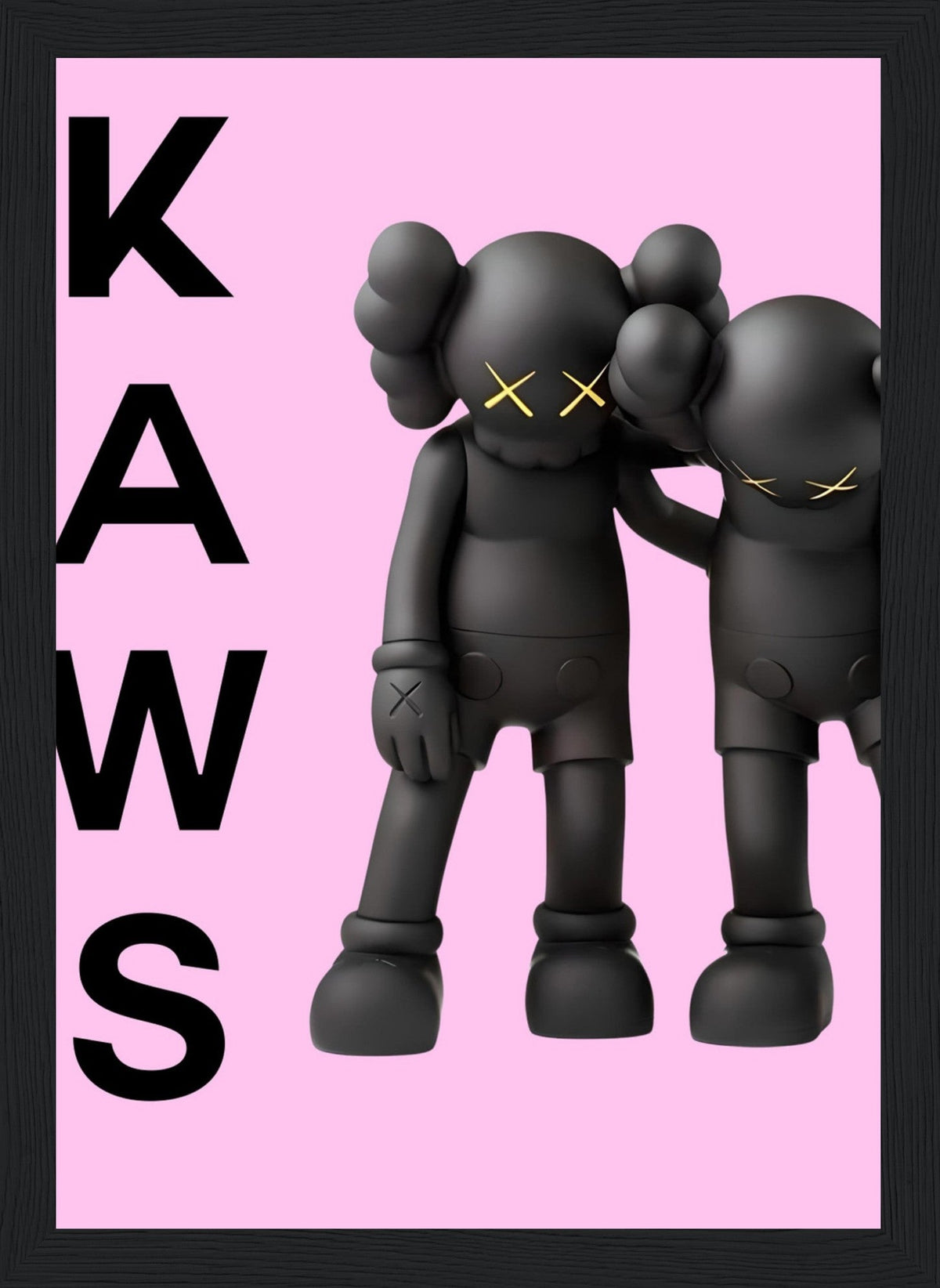 Pink - Sad Kaws - Poster