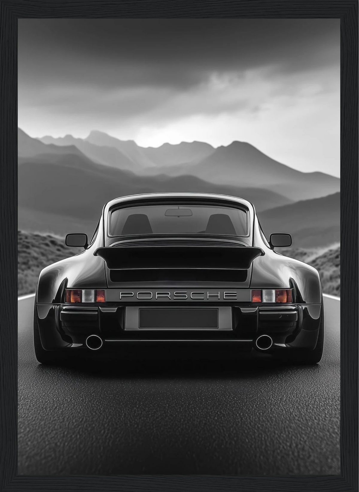 Porsche – 911 Classic Rear – Poster