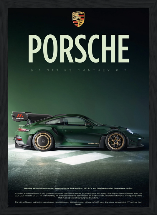 Porsche 911 GT3 RS Manthey – Car – Poster