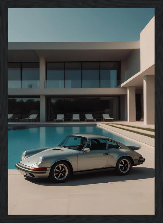 Porsche – 911 Poolside Elegance – Poster