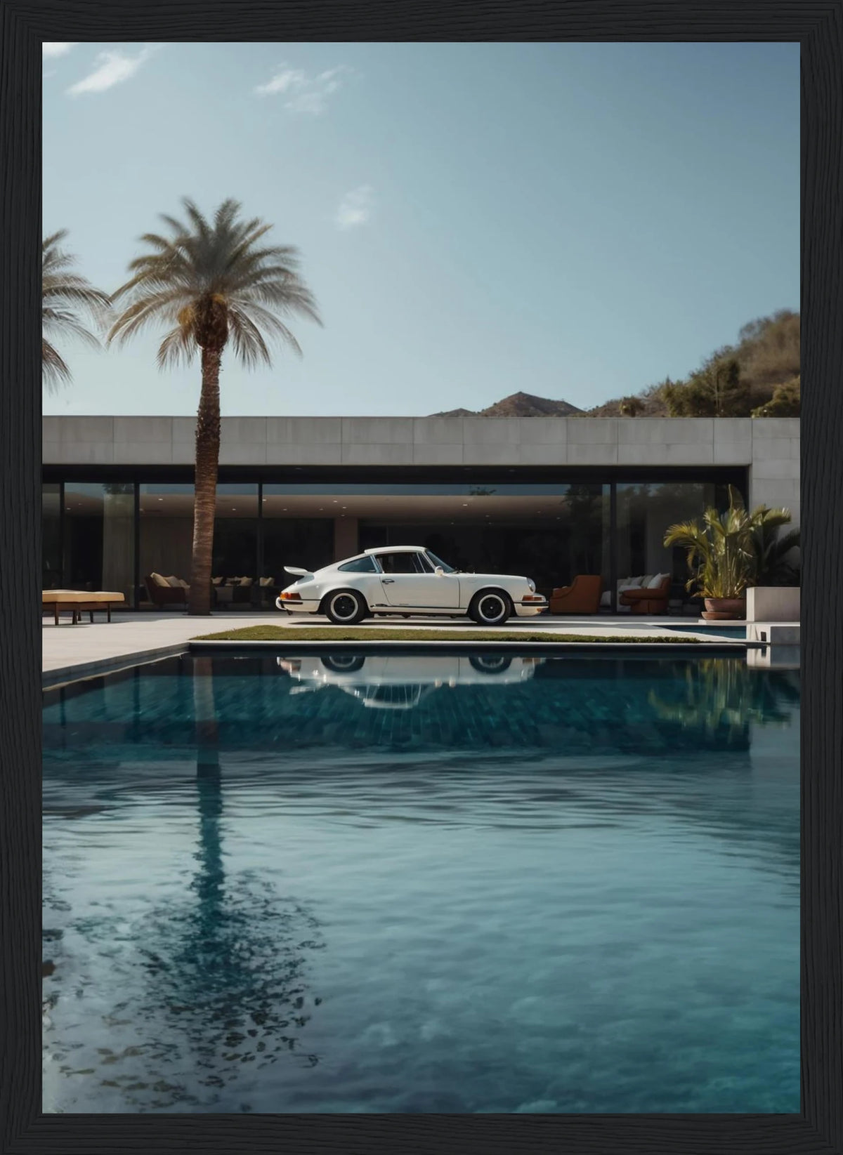 Porsche – 911 Poolside Horizon – Poster
