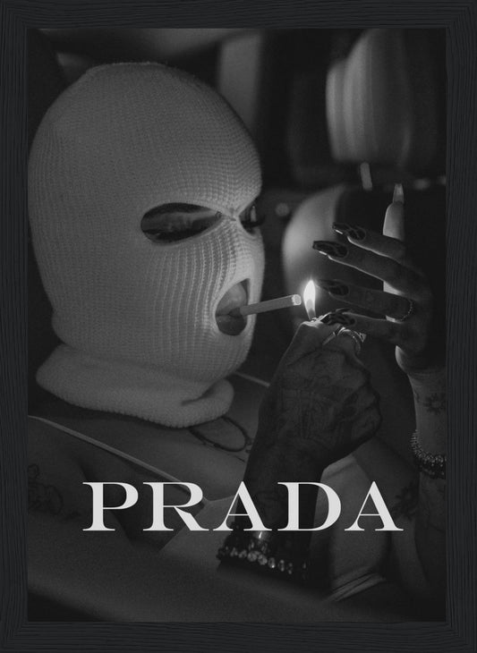 Prada - Masked Lady - Poster