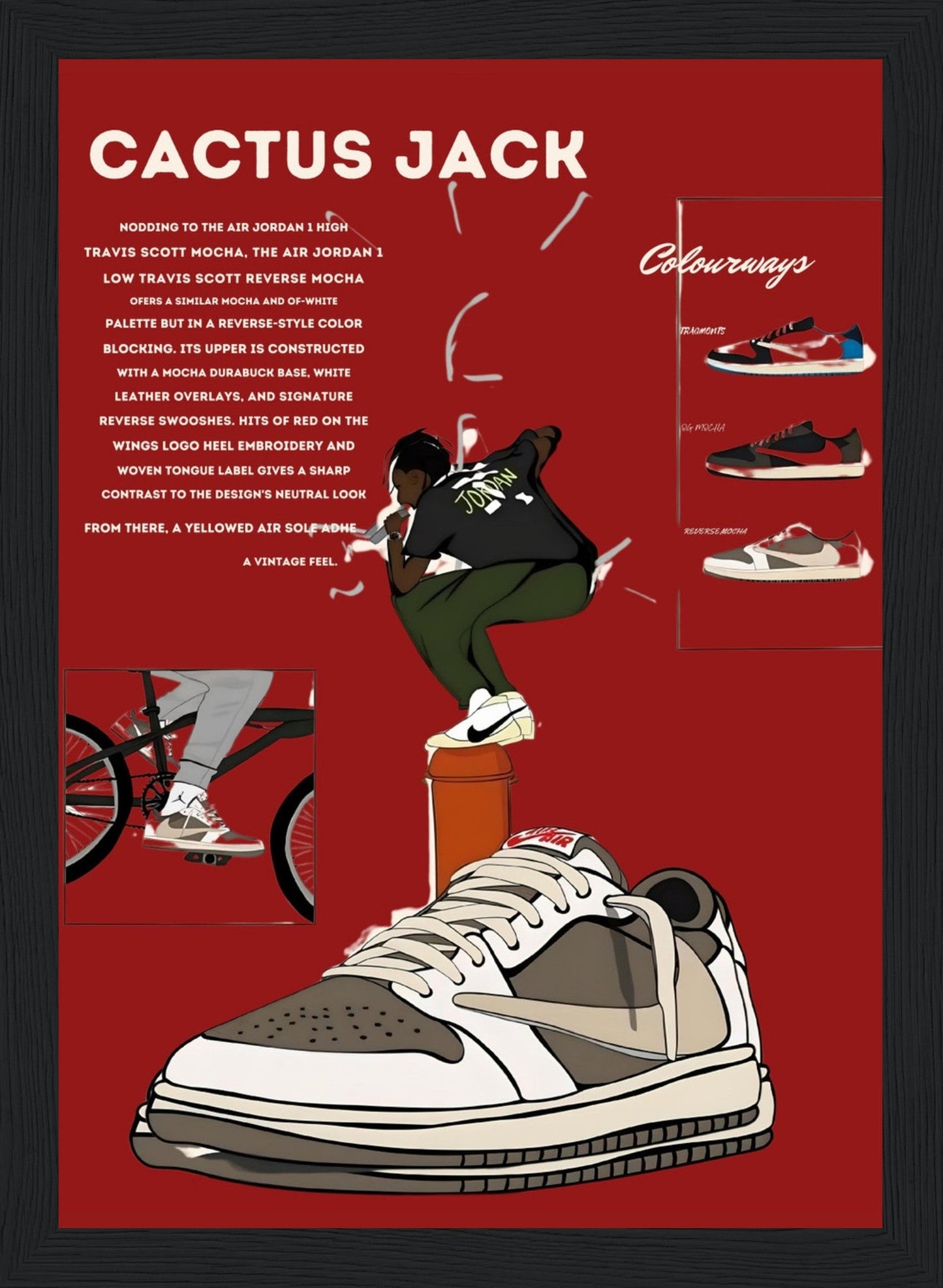 cactus jack poster Red - Cactus Jack