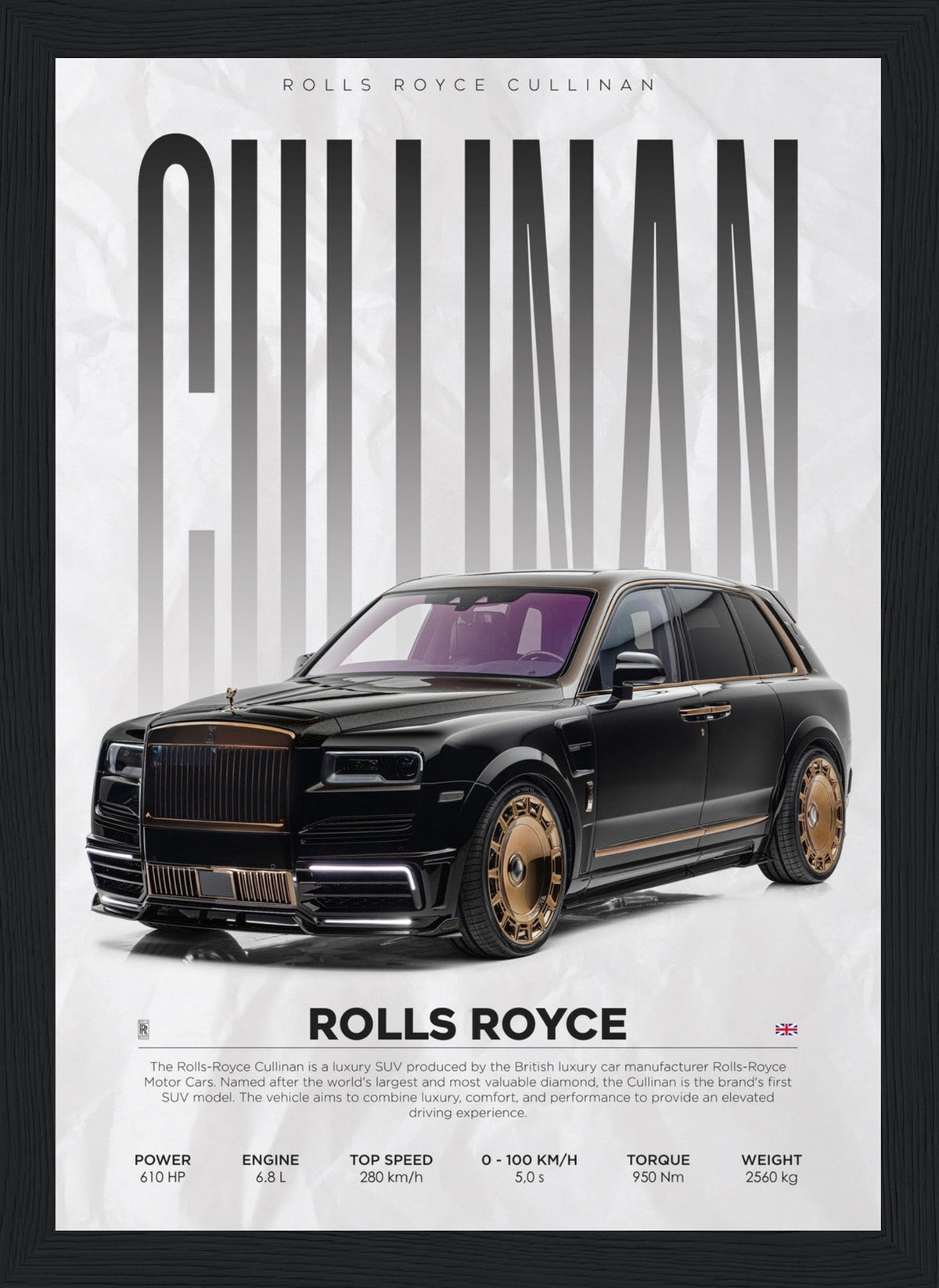 Rolls Royce - Cullinan - Poster