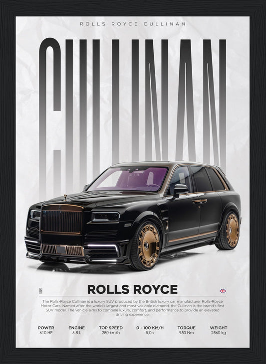 Rolls Royce - Cullinan - Poster