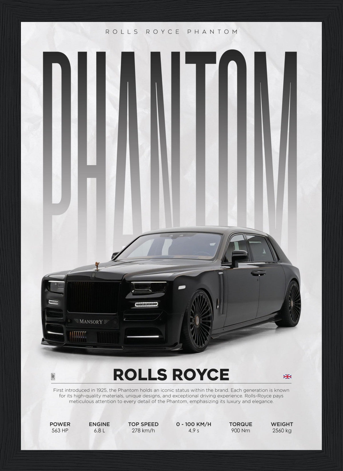 Rolls Royce - Phantom - Poster