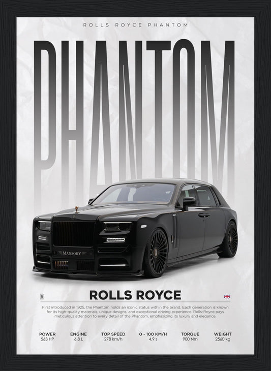 Rolls Royce - Phantom - Poster