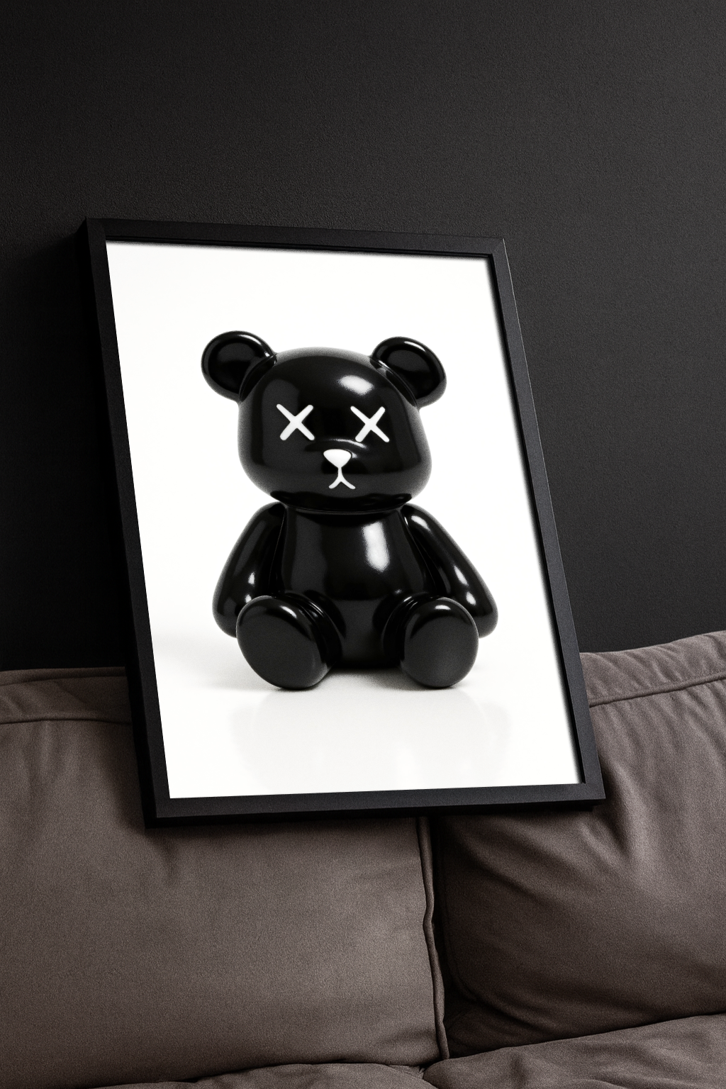 X-Eyes Bear Icon – Streetwear – Poster