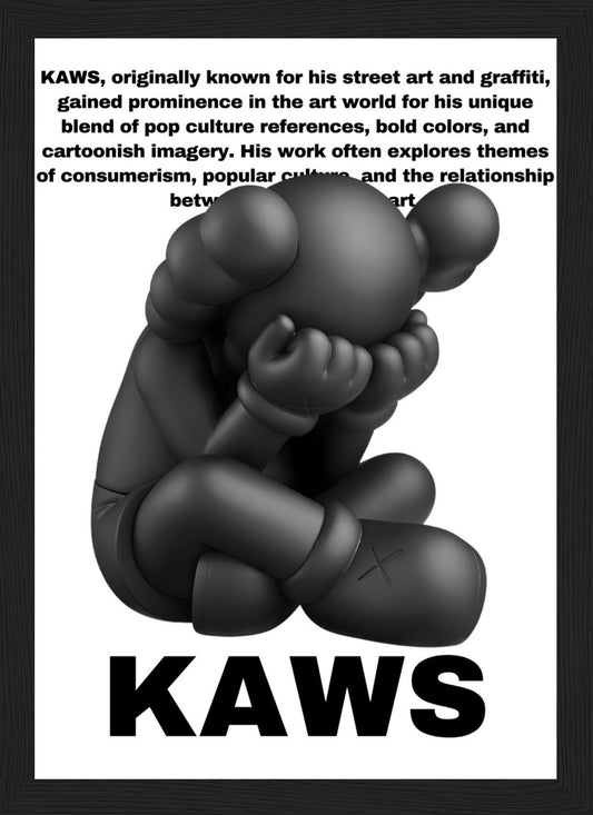 Sad - Kaws - Poster