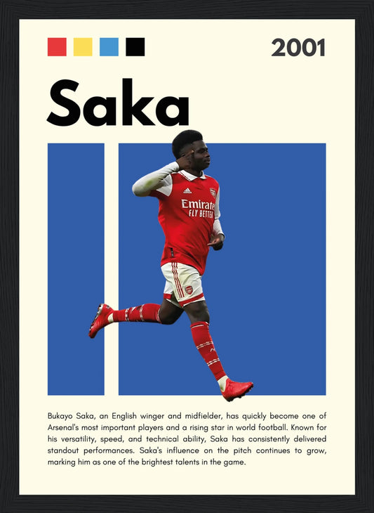 Saka – Football – Poster