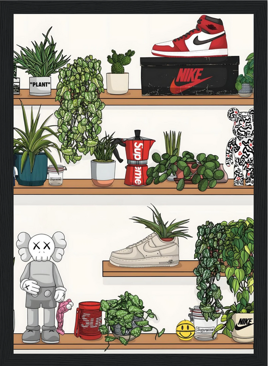 Sneaker & KAWS Art Collector Shelf – Sneaker – Poster