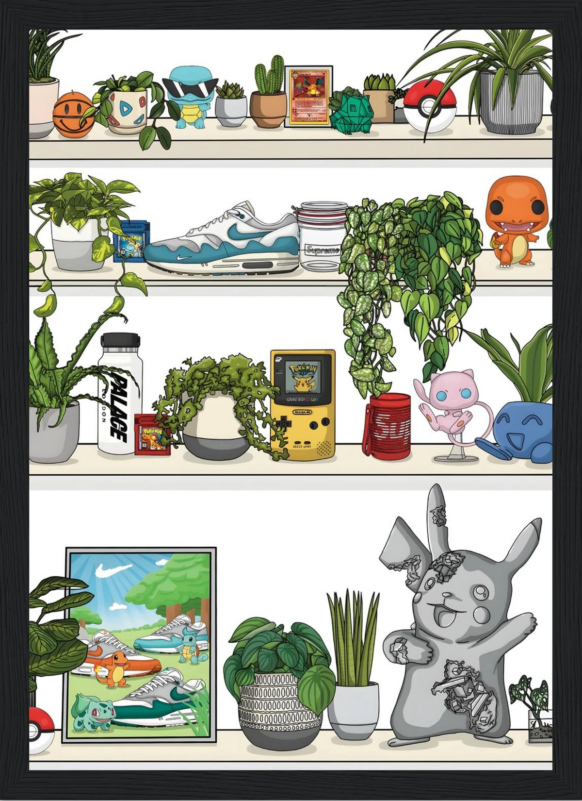 Sneaker & Pokémon Collector Shelf – Sneaker – Poster