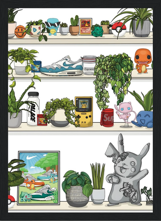 Sneaker & Pokémon Collector Shelf – Sneaker – Poster