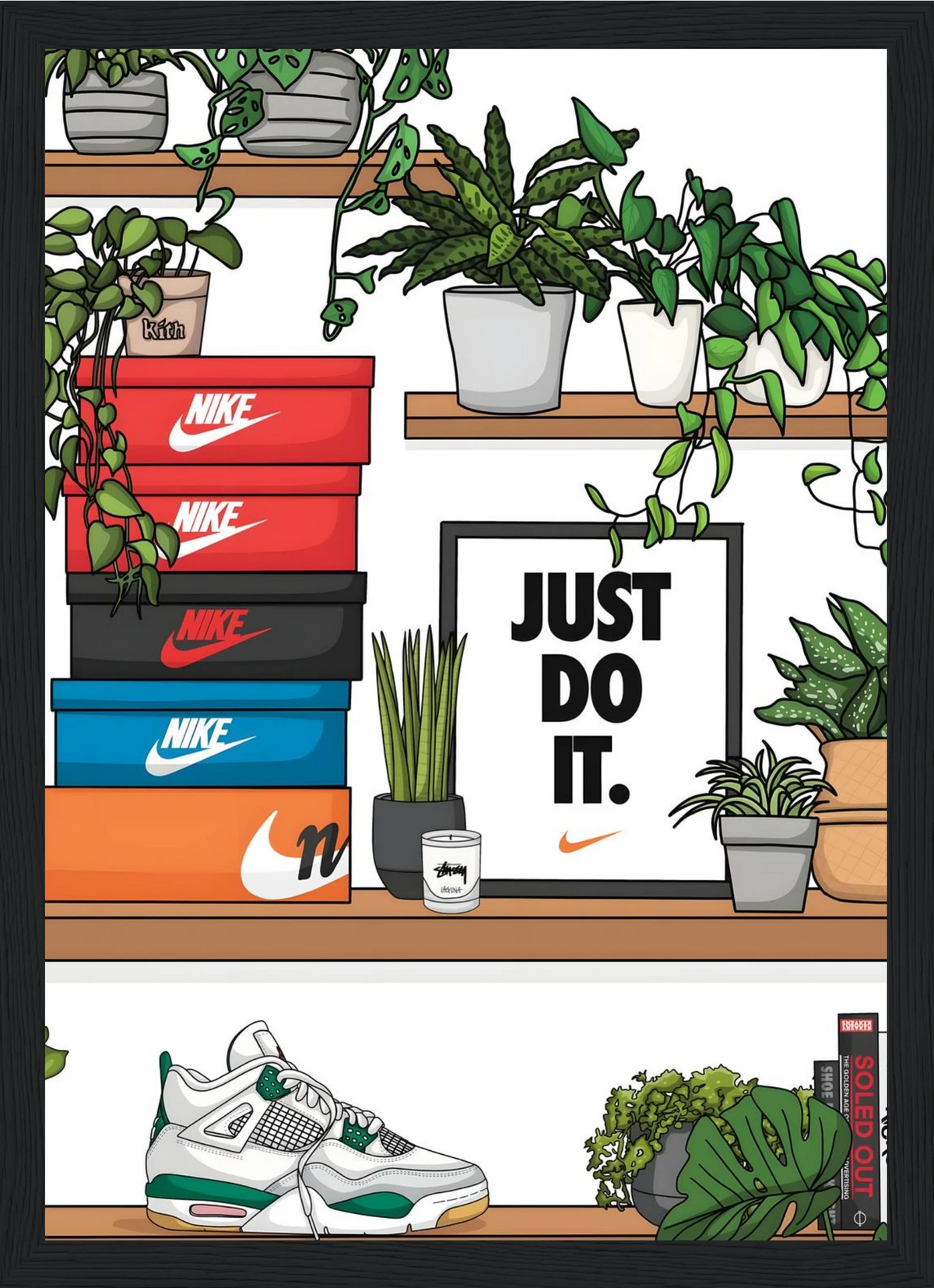 Sneaker Shelf Aesthetic – Sneaker – Poster