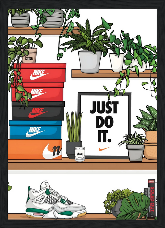 Sneaker Shelf Aesthetic – Sneaker – Poster
