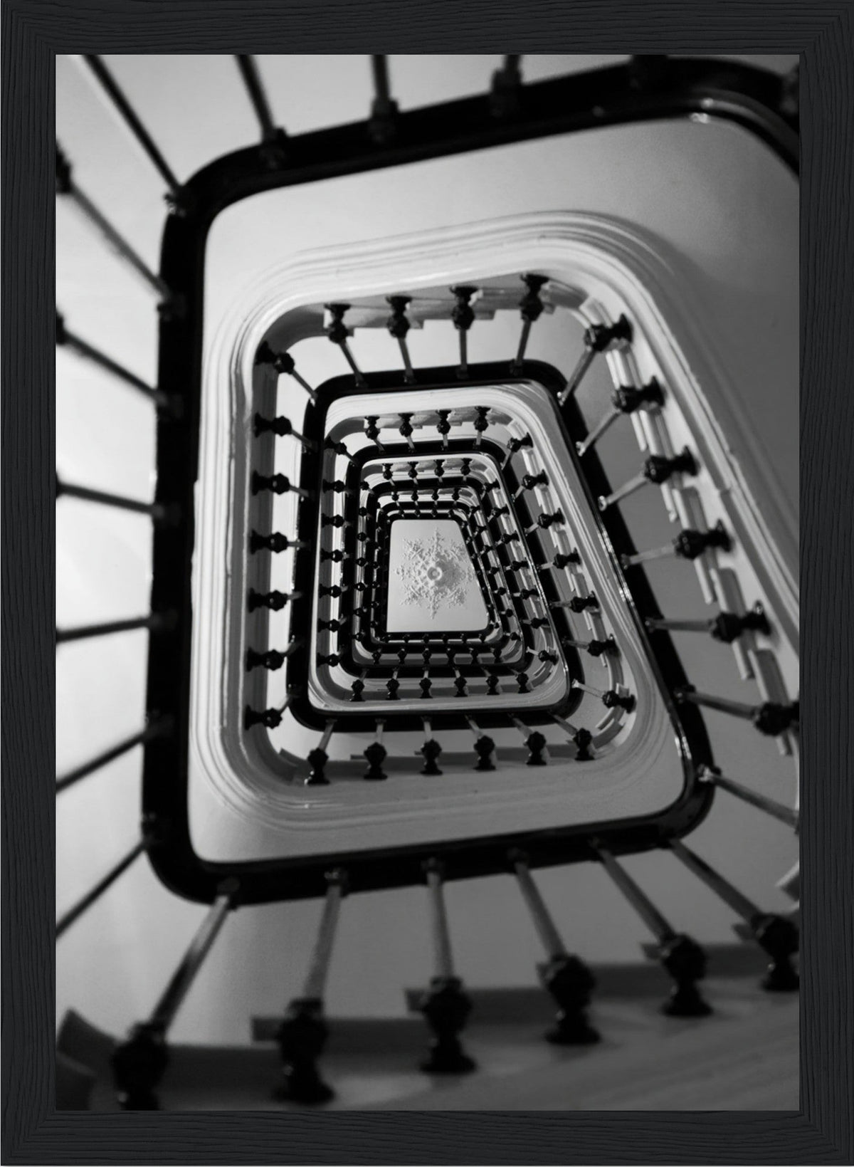Stairs - Retro Art - Poster