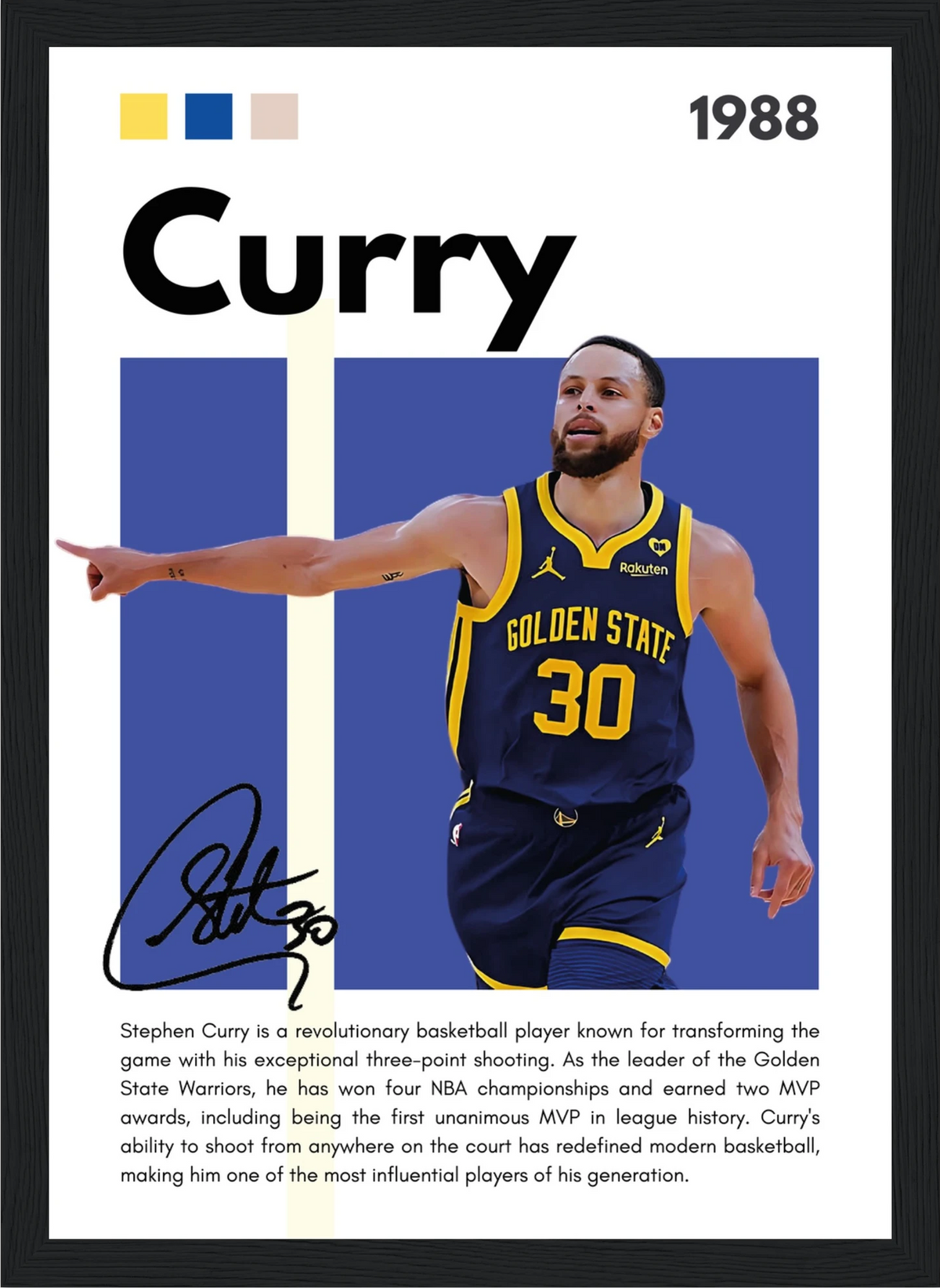Stephen Curry – NBA – Poster
