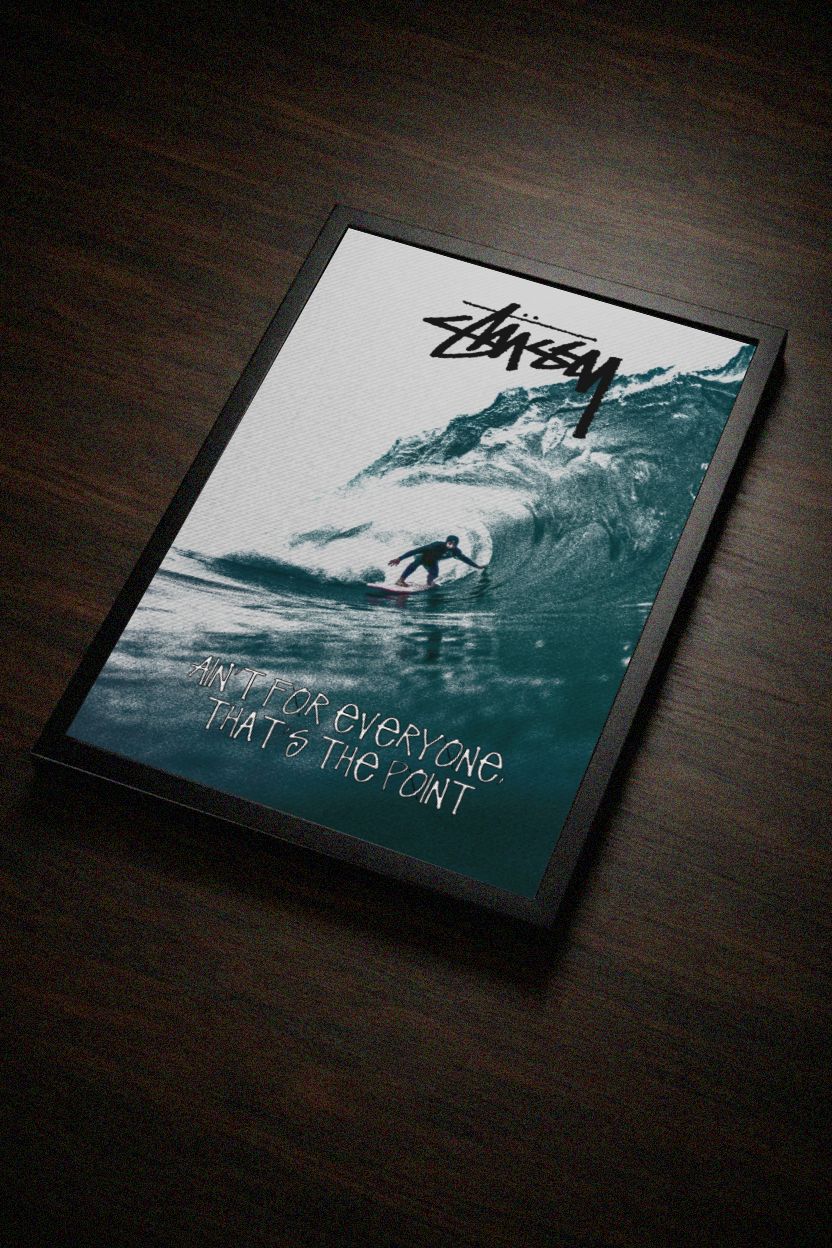 Wave Rider Statement – ​​Streetwear – Poster